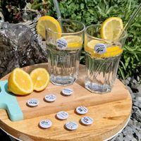 Glasmarkierer/ 10er Set "Gin" handmade Nordrhein-Westfalen - Gescher Vorschau