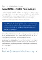 Top-Domain "tattoo-studio-hamburg.de" zu verkaufen Eimsbüttel - Hamburg Stellingen Vorschau