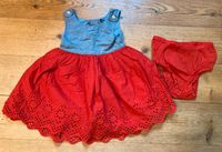 GAP Kleid Sommer Jeans rot 92 Brandenburg - Grunow Vorschau