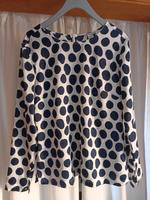 Polka Dots Bluse 40 blau weiß Bayern - Bamberg Vorschau