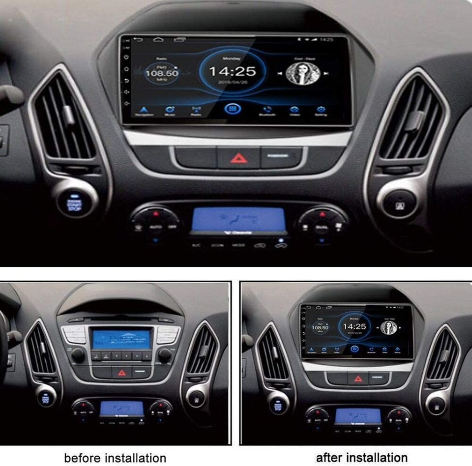 Neu 10 Zoll Android 13 Autoradio GPS Navi Wifi MP5 USB für Hyundai ix35 2009-2015 in Dortmund