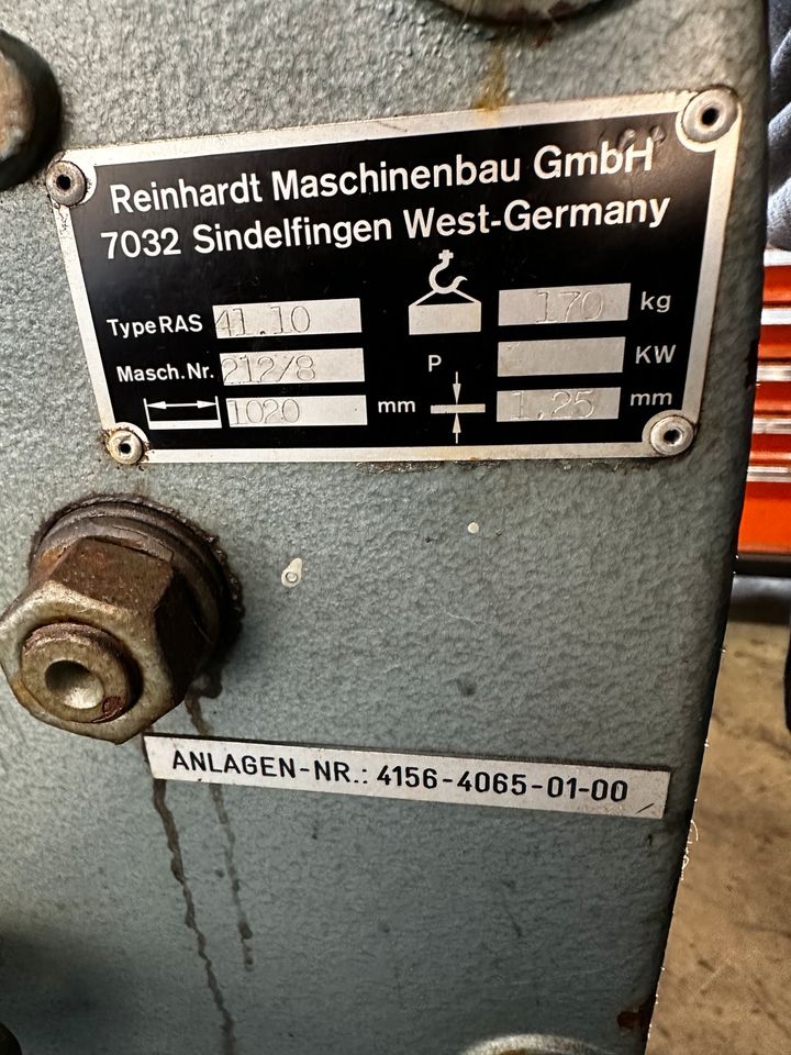 Rundbiegemaschine 1 m RAS 41.10 Profigerät in Seeheim-Jugenheim