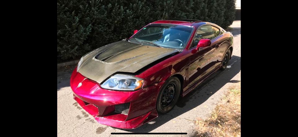 Hyundai coupe 2,7 v6 Bodykit Leder (no Toyota,Nissan.Subaru in Martinshöhe