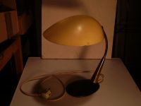 Vintage Tischlampe 50er Jahre, schwarz-gelb, Design Gebr. Cosack Frankfurt am Main - Praunheim Vorschau