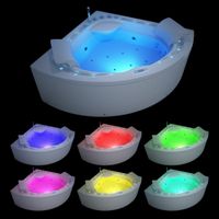 Luxus LED Whirlpool Badewanne SET 160x160cm+Hydrojet+Heizung+Ozon Bayern - Hofkirchen Vorschau