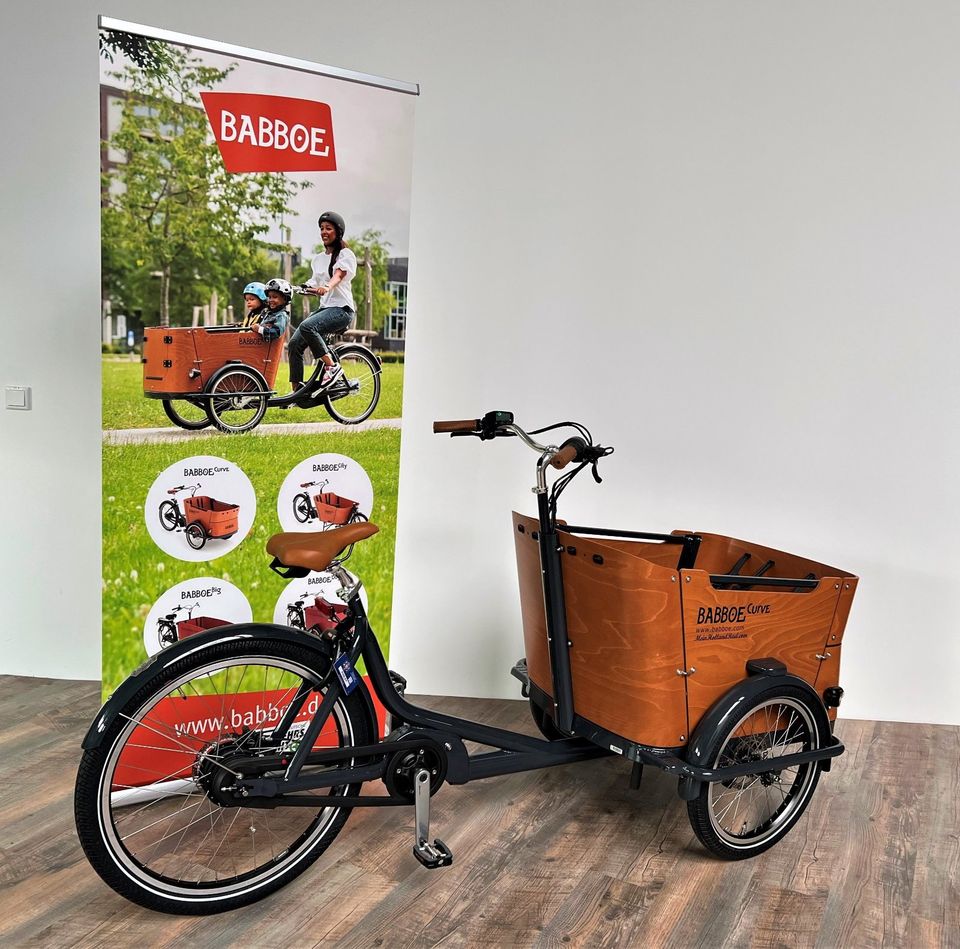 Lastenrad Babboe E-Curve Mountain E-Lastenfahrrad Lieferbar in Goch