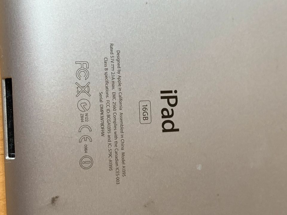 Apple iPad 2   16 GB A1395 Defekt in Stetten Pfalz