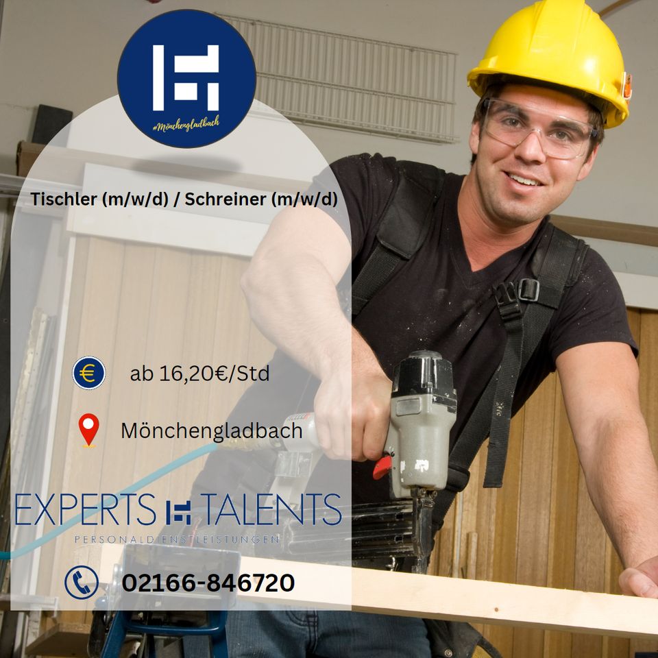 Tischler (m/w/d) / Schreiner (m/w/d) - Industrie in Mönchengladbach