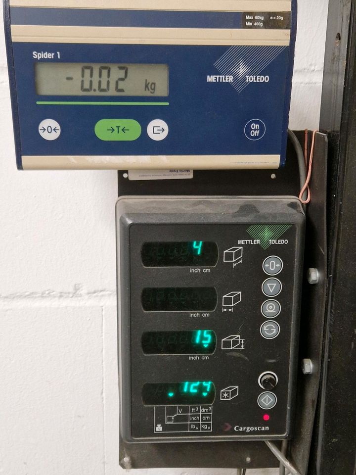 Mettler Toledo Cargoscan CS 5120 / Volumenmessgerät mit Waage in Hannover