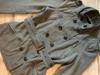 Übergangsjacke oliv Military Basic lässig vintage Retro Parka Leipzig - Knautkleeberg-Knauthain Vorschau