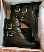 Damen Stiefeletten von Tamaris "Black Leather" Nordrhein-Westfalen - Drensteinfurt Vorschau