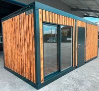 ♻️♻️ Wohncontainer mit schöner Holzverkleidung ♻️♻️ Günstige Alternative zum teuren Eigenheim - Eigentumswohnung Studentenwohnung Sozialunterkunft Containerunterkunft Tiny House Wohnraumlösung Neuware Bayern - Brunnen Vorschau