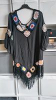 Strandkleid Hippie Boho Stickerei Bikini Cover Up Schwarz L 40 Nordrhein-Westfalen - Krefeld Vorschau