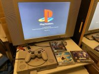 Sony PlayStation 1 mit 3 Spielen  1 Controller Thüringen - Hildburghausen Vorschau