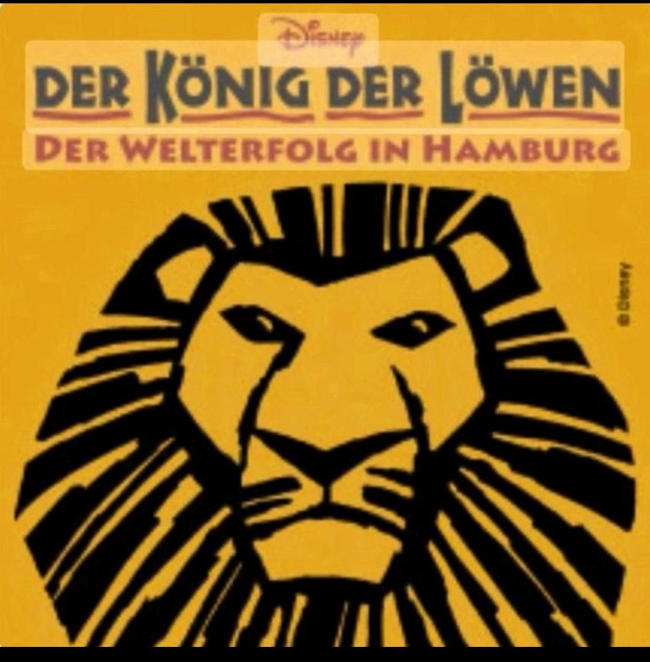 Suche 3-5 Tickets für der König der Löwen in Hildesheim