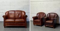 Antik 1/2 Ledersofa Chesterfield Vintage Art Deco Ledersessel Nordrhein-Westfalen - Mönchengladbach Vorschau