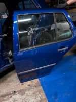 VW Golf 4 IV Tür hinten links LC5X Inky Blue Perl El. Fenster Hessen - Lahnau Vorschau