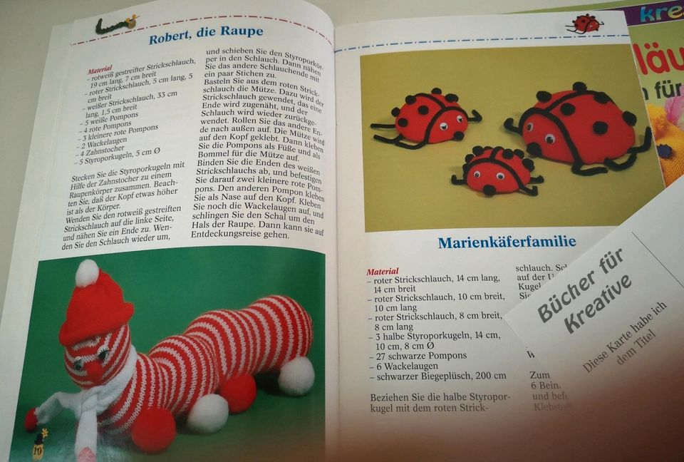 Strickschläuche lustige Ideen für Kinder, Hefte 2er Set in Wittstock/Dosse