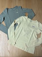 2 T-Shirts Langarm H&M Gr 146/152 Khaki und gelb Bayern - Krailling Vorschau