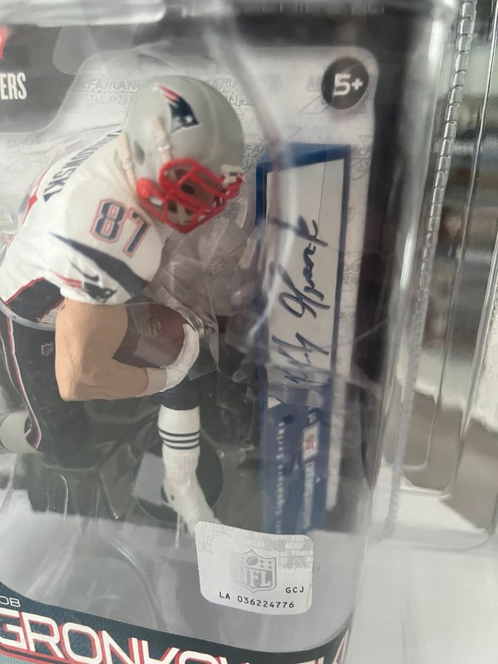 NFL Mcfarlane Football Figur New England Patriots Gronkowski auto in Hagen