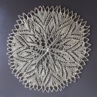 gestricktes Zierdeckchen rund 20cm beige Vintage Leipzig - Schönefeld-Abtnaundorf Vorschau