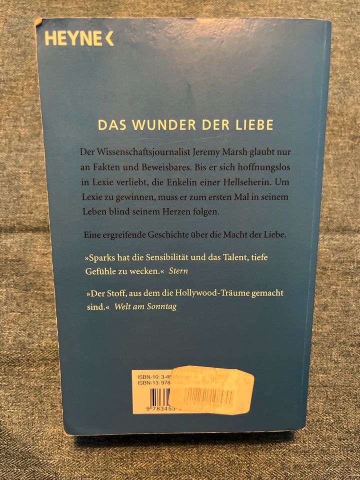 Die Nähe des Himmels - Nicholas Sparks, Roman in Haltern am See