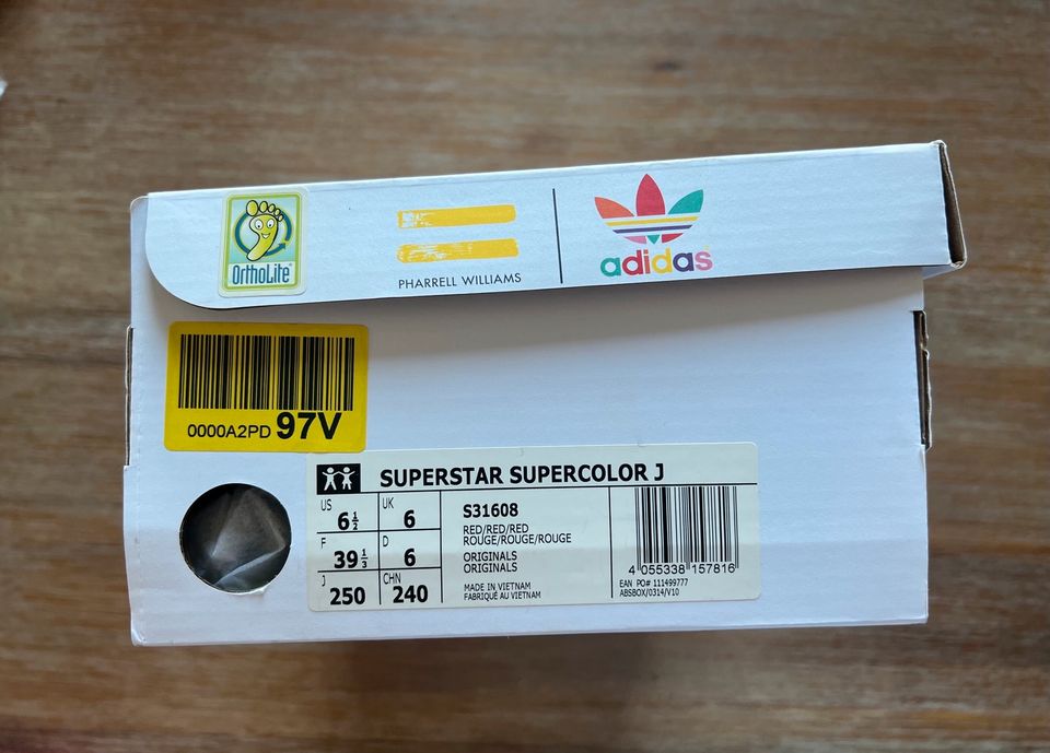 Sneakers | adidas Superstar Supercolor | 39 1/3 | NEU & OVP!!! in Monheim am Rhein