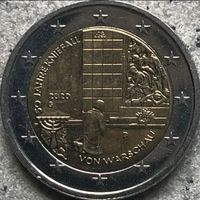 2€ Münze, 50 Jahre Kniefall von Warschau, 2020, D, G Baden-Württemberg - Mühlhausen Vorschau
