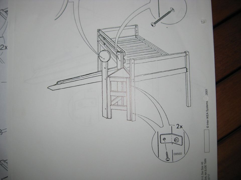 IKEA "VRADAL" Bett oder Hochbett flexibel mit/od. ohne Rutsche in Stuttgart