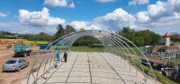 Schützen Sie sich jetzt vor Wind & Wetter - Genehmigungsfreie PVC Rundbogenhalle - Einfache Montage, ohne Fundament - Lieferung Montage & Finanzierung auf Anfrage - Lagerhalle Leichtbauzelt Depot neu Bayern - Freising Vorschau