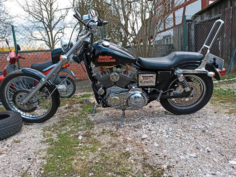 Harley Davidson EVO Sportster XL/2 1200, Chopper in Nürnberg (Mittelfr)