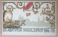 Studentische Ansichtskarte. "Abituria - Ingolstadt - 1914". Bonn - Duisdorf Vorschau