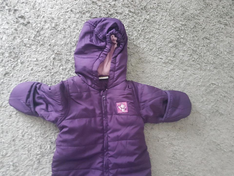 Schneeanzug Overal Mädchen Jacke Jacke Kinderjacke Gr. 62-68 in Borchen