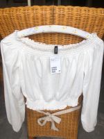 Bluse H&M weiß cropped Gr. M NEU! Hessen - Kassel Vorschau