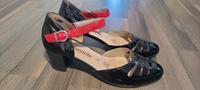 Remonte Pumps 39 Lack schwarz rot Nordrhein-Westfalen - Moers Vorschau