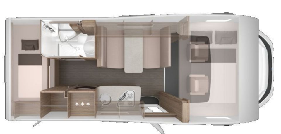 Knaus L!VE Traveller 600 DKG - wenig Kilometer, sofort verfügbar! in Fulda