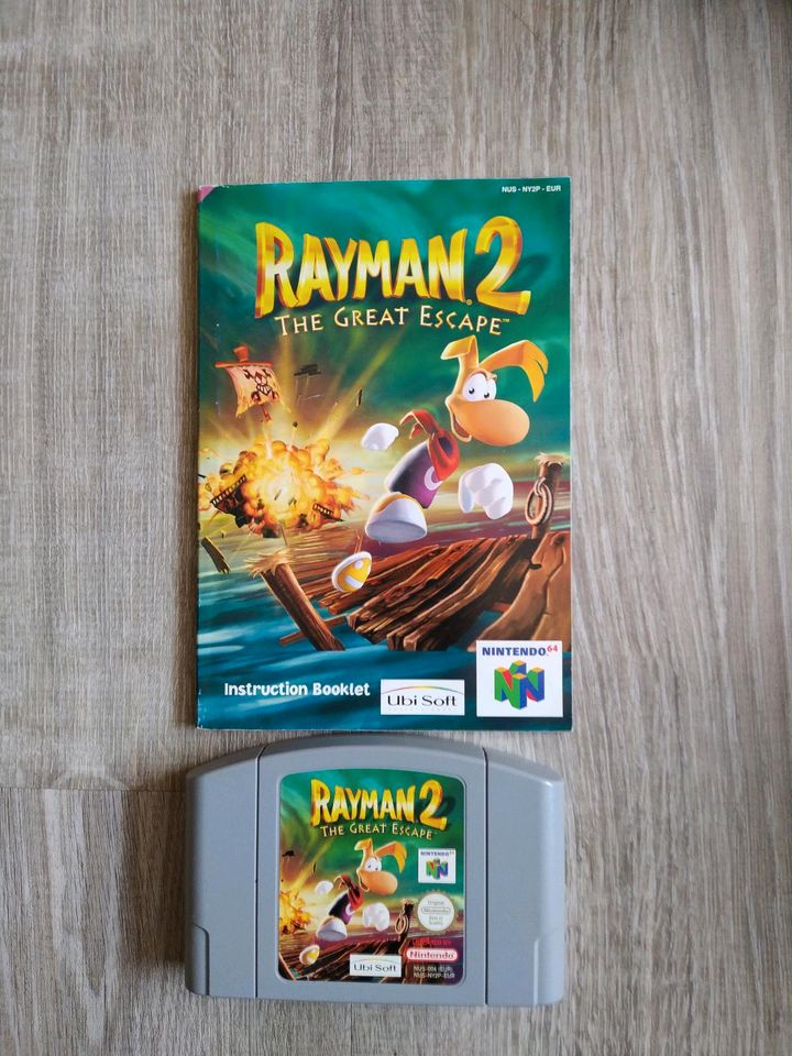 RAYMAN 2 THE GREAT ESCAPE für Nintendo 64 in Trogen
