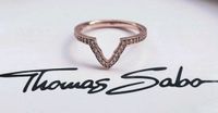 Thomas Sabo Ring Tempelspitze rosé vergoldet, Gr. 54 Berlin - Steglitz Vorschau