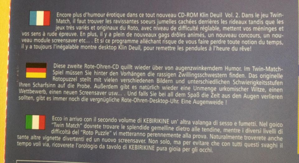 CD Rom ROTE OHREN PC Windows Spaß Humor Vol.2 in Dortmund