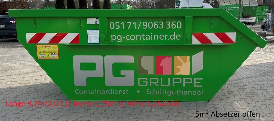 Containerdienst Holz Entsorgung Container mieten Abrollcontainer in Peine