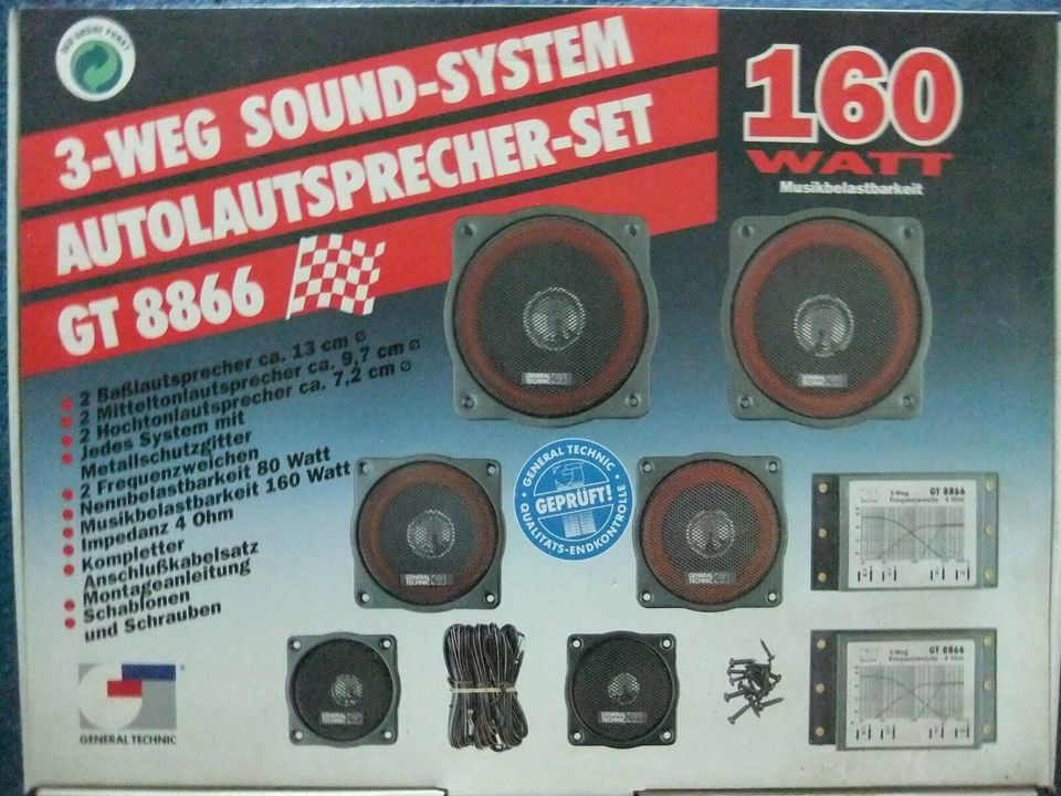 Noch Original verpacktes 3 Wege Sound -System ,160Watt. in Blomberg