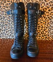 Converse Chucks Stiefel Vintage Leder Wildleder Hoch High 38 Saarland - Überherrn Vorschau