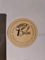 Bierdeckel - Pöhla Bräu - VEB Brauerei Pöhla / Erzgebirge Pankow - Weissensee Vorschau