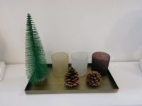 Weihnachten Teelichthalter mit Dekoration Weihnachtsbaum Mecklenburg-Vorpommern - Boizenburg/Elbe Vorschau