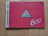 Lloyd 600 Kundendienst Heft Wandsbek - Hamburg Bergstedt Vorschau