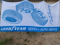 Fahne Werbebanner  Goodyear Reifen Auto Service Niedersachsen - Hesel Vorschau