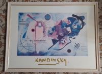 Kunstdruck Kandinsky eingerahmt in Weiß Gold Holz. 85 cm x 65 cm Berlin - Reinickendorf Vorschau