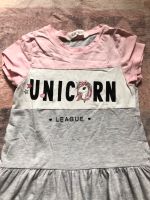 süßes Mädchen H&M Kleid Gr. 122/128 Unicorn Einhorn rosa grau Top Sachsen - Chemnitz Vorschau