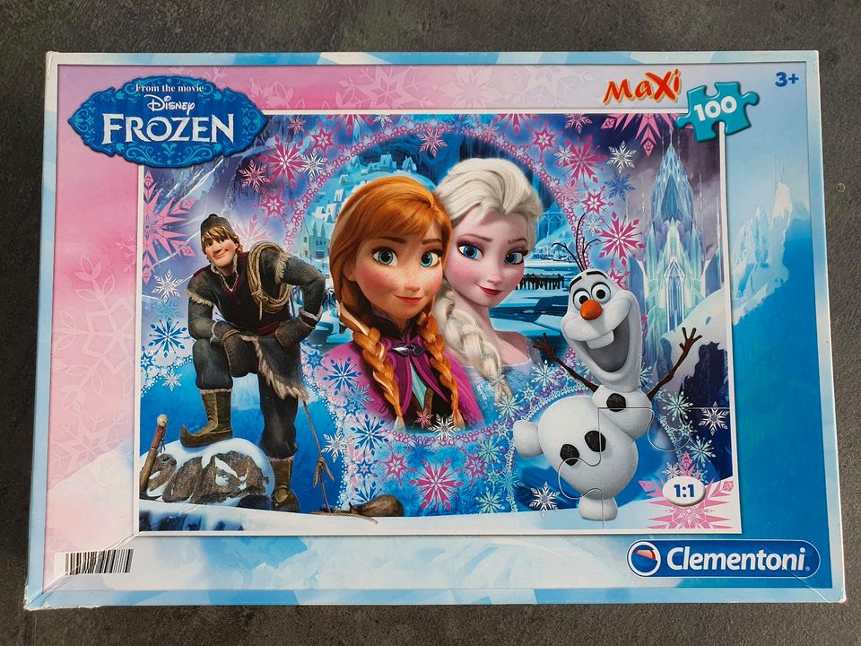 Puzzle 3+ Motiv: Elsa Frozen 100 Maxi-Teile in Oberschneiding