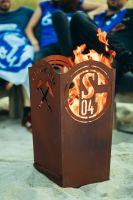 Feuerkorb FC Schalke 04 Ruhrpott Fußball Feuerstelle 199€* Niedersachsen - Heemsen Vorschau